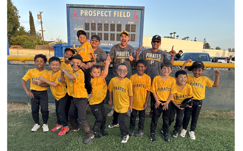 2025 NCLL Spring AA Champions - Pirates